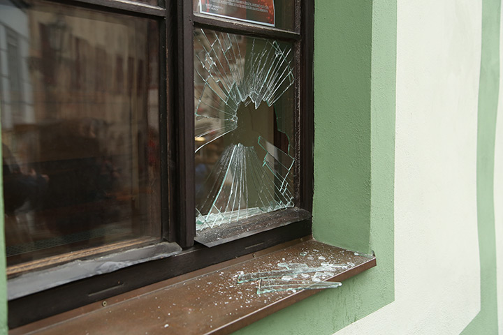 A2B Glass are able to board up broken windows while they are being repaired in Chorley.
